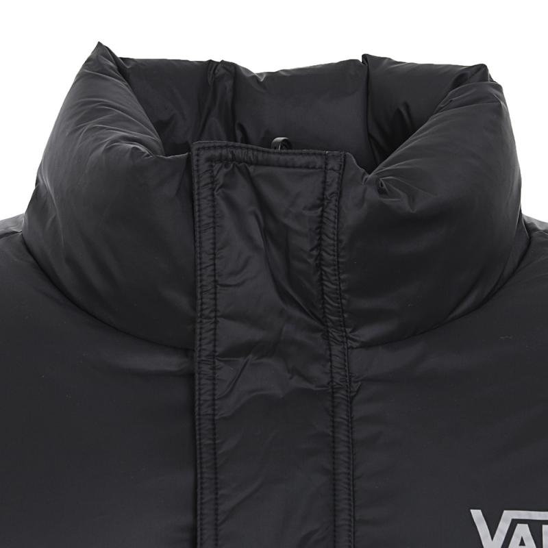 Vans Stand Collar Sports Fashion Long Sleeve Down Jacket Men Outerwear Black VN000KDBBLK