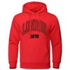 London, Uk 1970 Street Letter Hoodies Mens Hip Hop Street Hoody Crewneck Casual Clothes Oversized Fleece Men Sweatshirt
