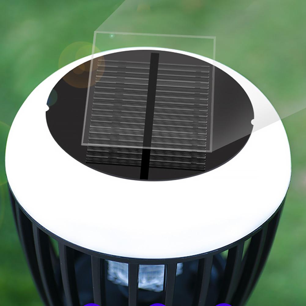 Solar Mosquito Killer Lamp Waterproof Lighting Mosquito Repellent Lamp Solar Light Bug Zapper for Outdoor Garden Patio Use