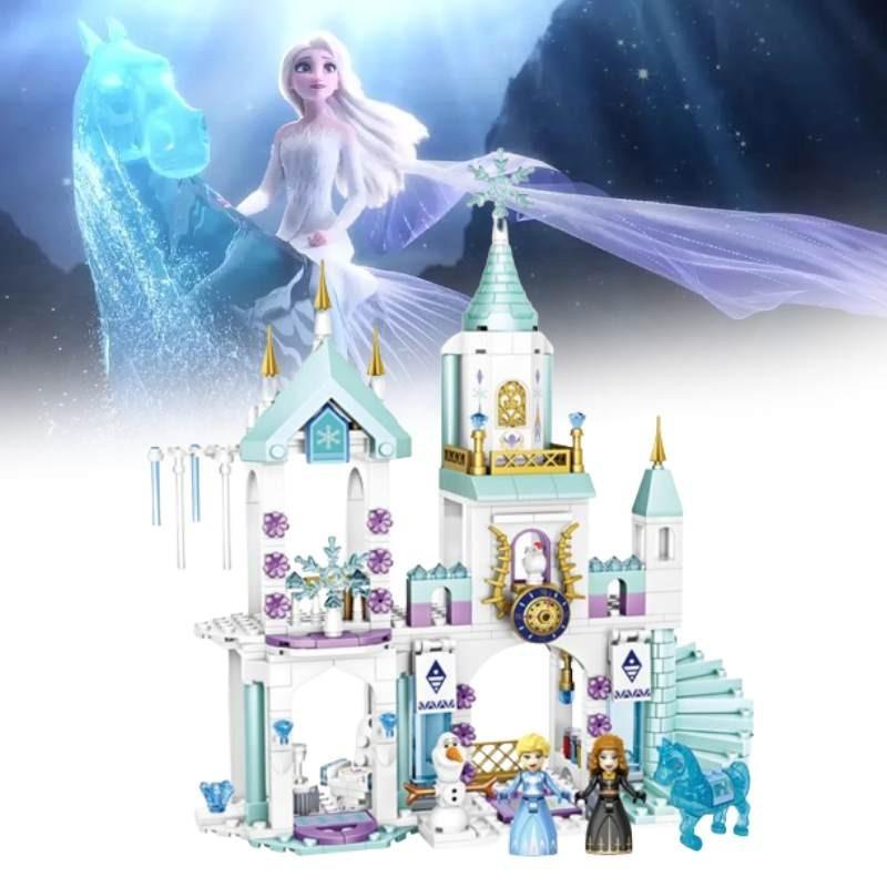 Enchanting Frozen Princess Castle Building Blocks Puzzle Toy For Creative Kids