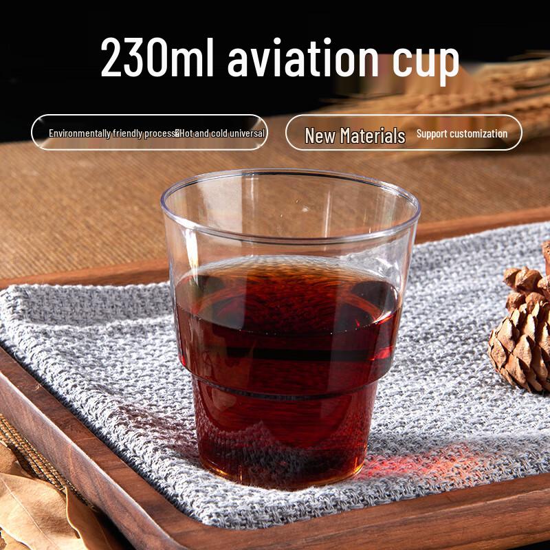 Jianlv Einweg-Frosted-Kristallbecher