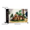 1854PCS Light-up Forest Castle Building Model MOC Building Blocks Toy Set, Toy Ornament, Educational Toy, Kids Birthday Gift