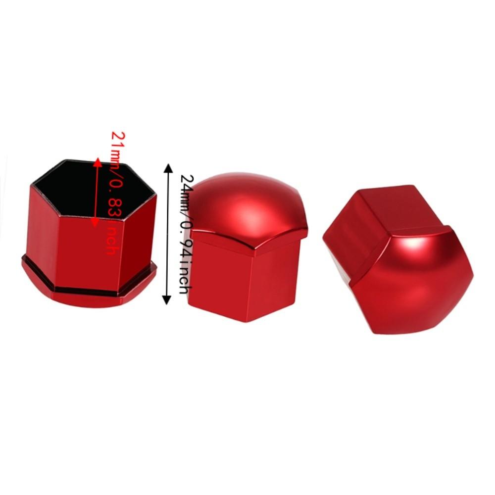 20Pcs 21mm Lug Nut Caps With Removal Tool Decorative Wheel Covers Wheel Nut Covers Universal Fit