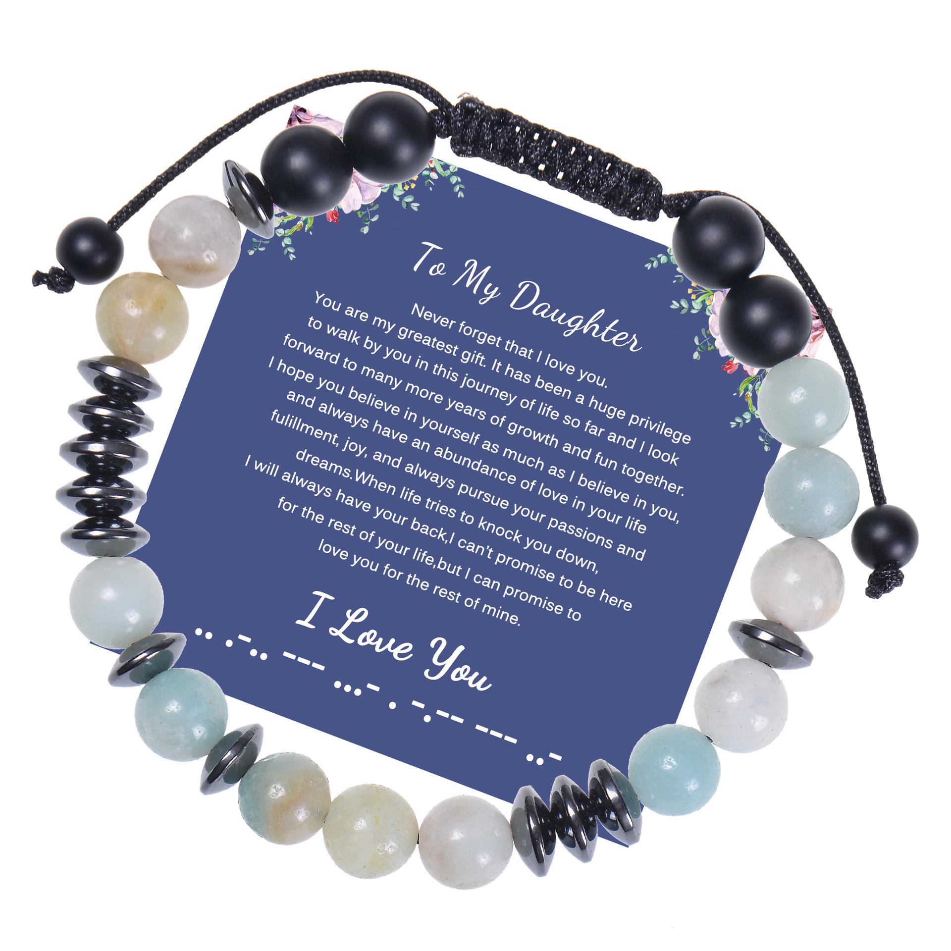 JYL TS Bracelet Cross Handshake  Couple Style Spiritual Enhances Unity & Faith To My Daughter