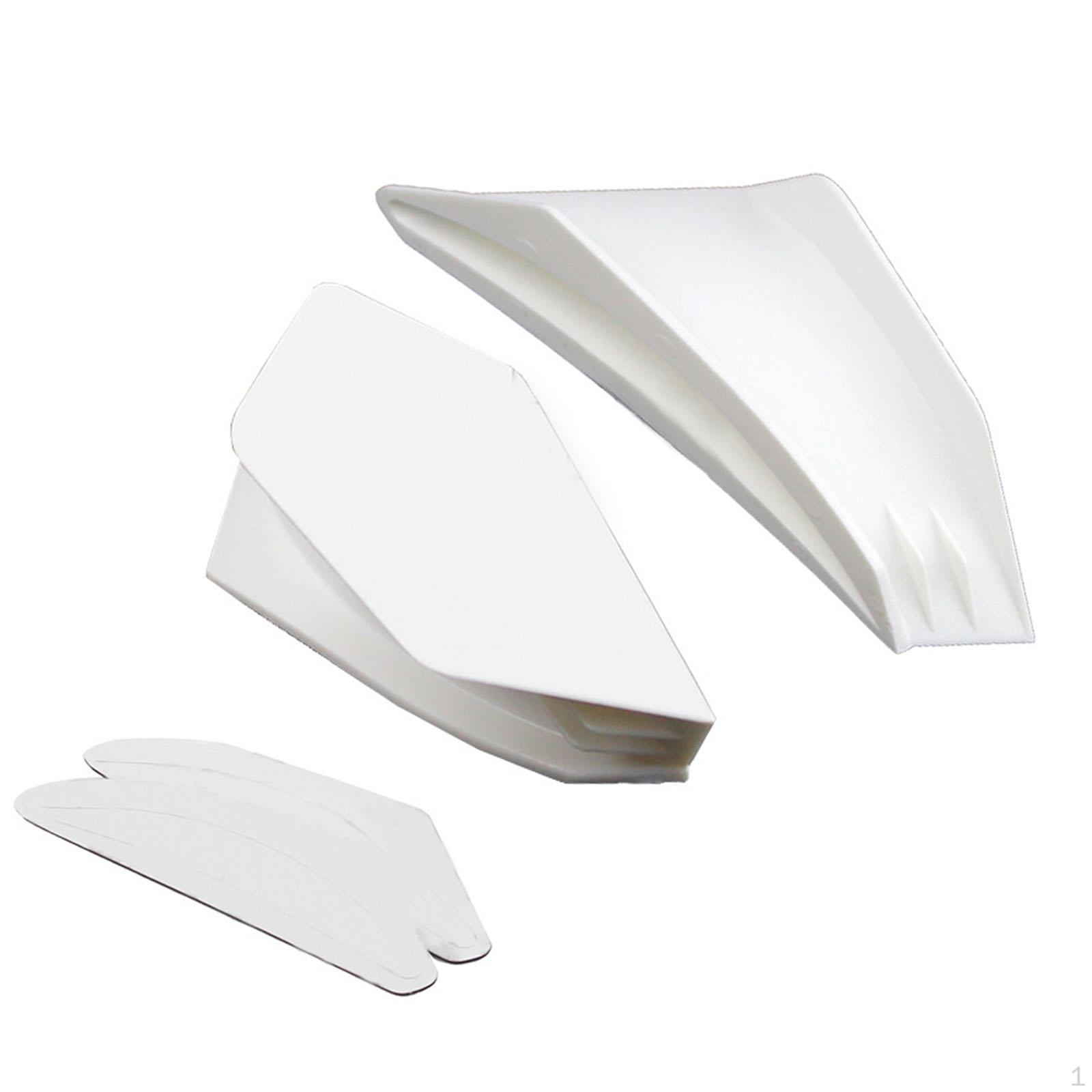 

1 Pair Motorcycle Winglets Deflectors Spoiler for білий