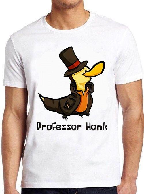 Professor Honk Funny Layton Untitled Goose Game Funny Gift Tee T Shirt M919 S