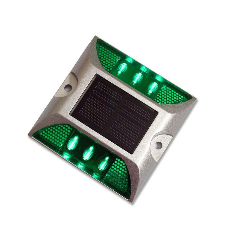 Solar-LED-doppelseitig beleuchtete Fahrbahnmarkierungen für die Sicherheit von Gehwegen bei Nacht