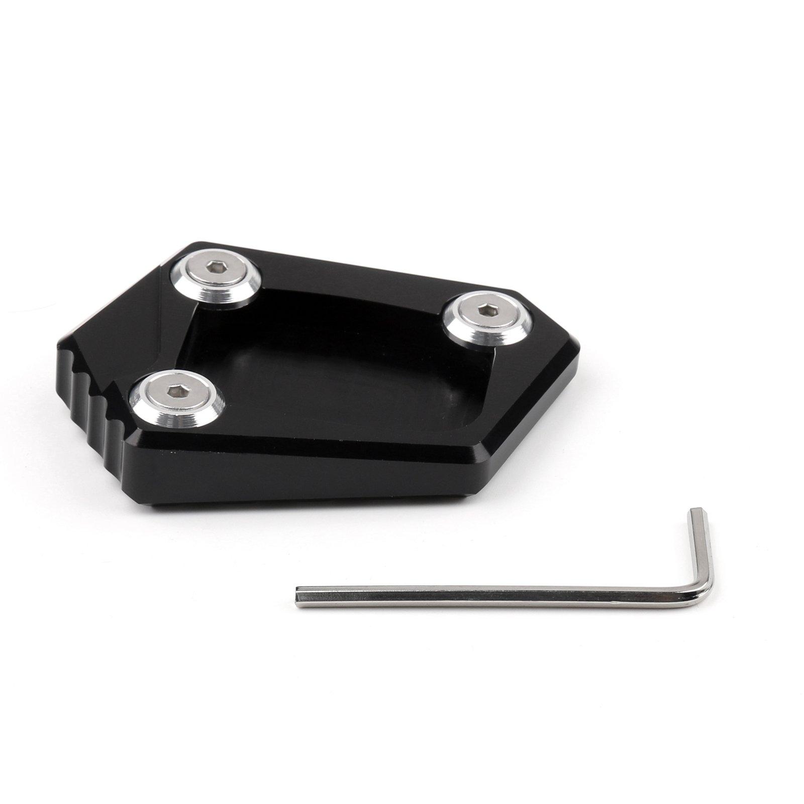 

Bruce & Shark Side Stand Kickstand Plate Pad End for NC700S/X FORZA300 CB400 CBR250R X-ADV Motorcycle Motorcycle Black чёрный