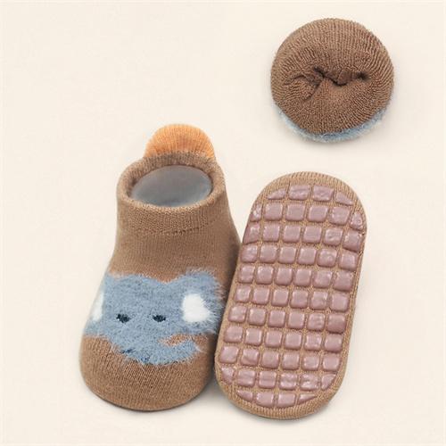 Lawadka Baby Toddler Girl Boy Socks Anti Slip Terry Newborn Socks for Girls Boys Winter Soft Print Children's Sock Non-slip 0-5Y