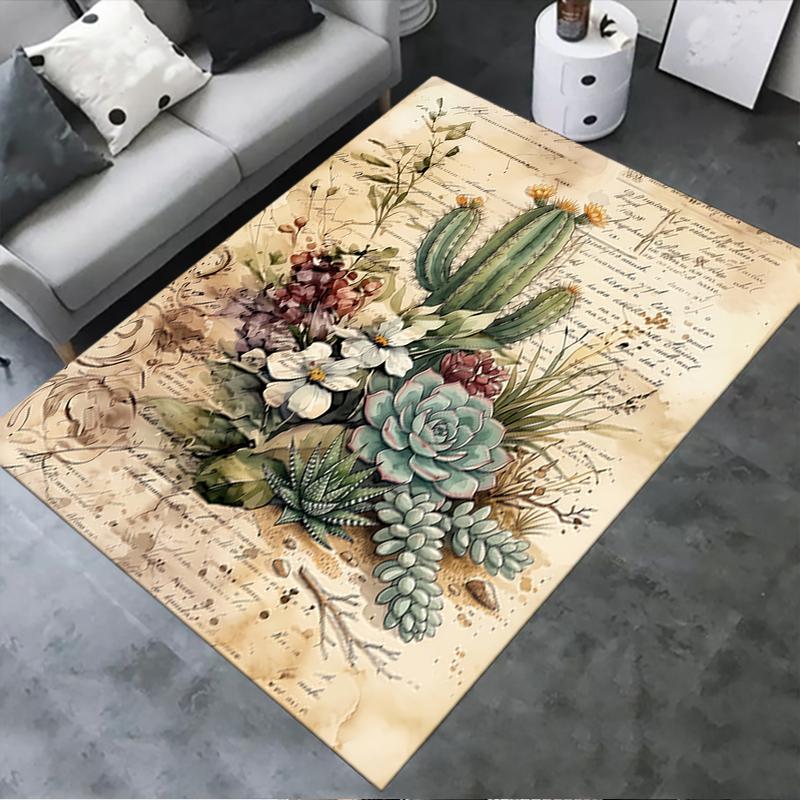2025 New Retro Animals Carpet Rug for Living Room Bedroom Home Sofa Decoration,Kids play Non-slip Floor Mat