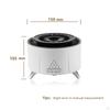 Flame Diffuser Essential Oil Decorative Portable Humidifying Mist Humidifier for Apartment