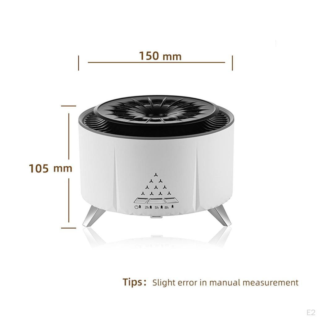 Flame Diffuser Essential Oil Decorative Portable Humidifying Mist Humidifier for Apartment