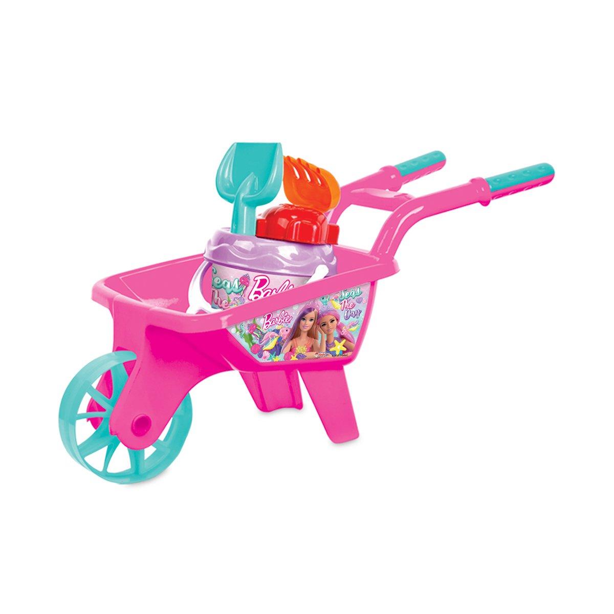 

01982 Fentoys, пляжный набор с тачкой Барби