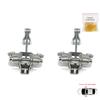 BDP756-1 2 Pieces Front Left AND Right Door Catch Hinge Brake Stop Check Strap Limiter for Renault Dacia Sandero Logan Duster MK2 804302559R