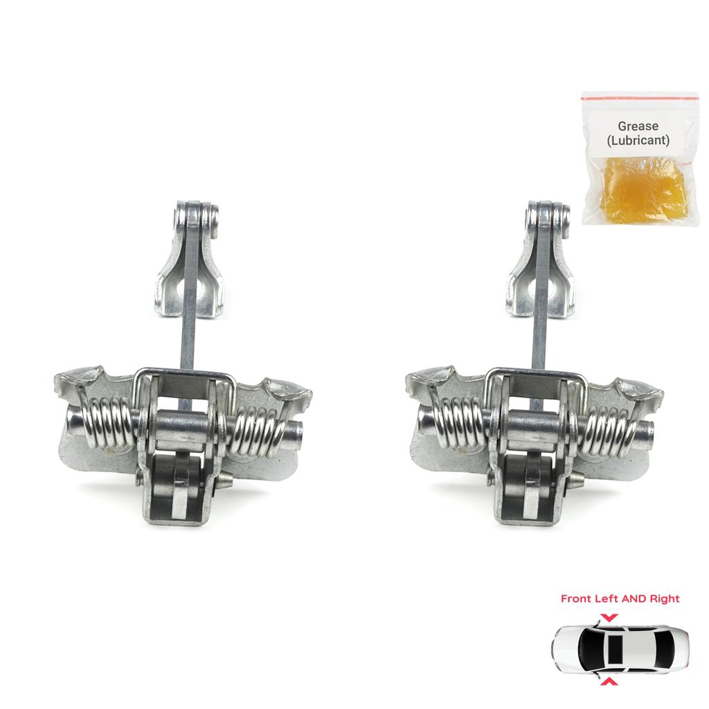 BDP756-1 2 Pieces Front Left AND Right Door Catch Hinge Brake Stop Check Strap Limiter for Renault Dacia Sandero Logan Duster MK2 804302559R