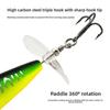 Topwater Lure 8cm 7.5g/10cm 12g Plopper Lure Artificial Design Plastic Material Hard Bait Diving Buoyant Crankbait Bass Fishing