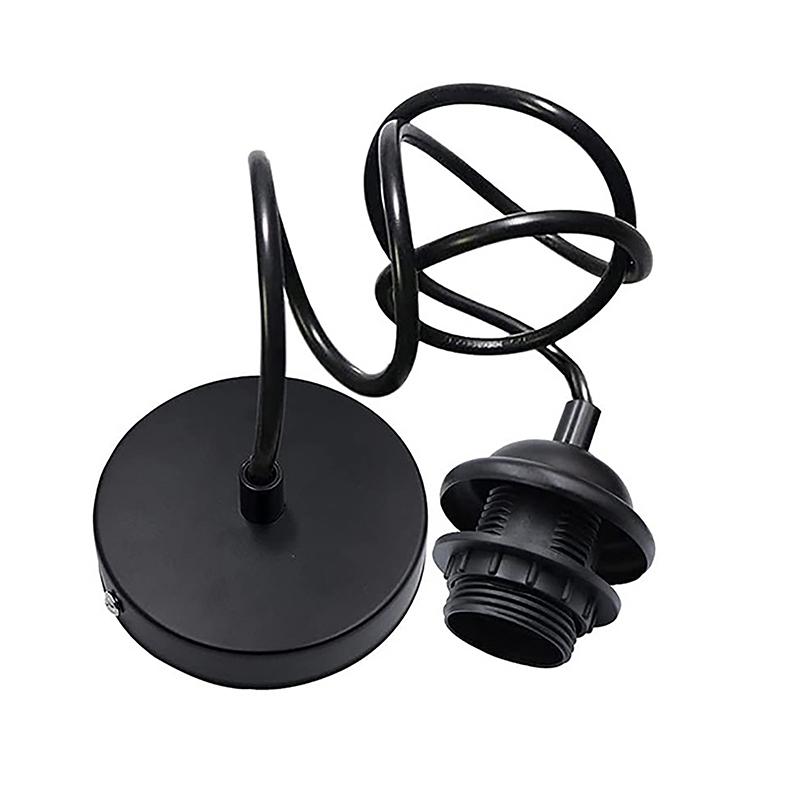 Vintage Edison Lamp E27 Screw Base Hanging Pendant Light Fixture Full Tooth Fit For Lampshade Bulb Holder Industrial Ceiling Lam