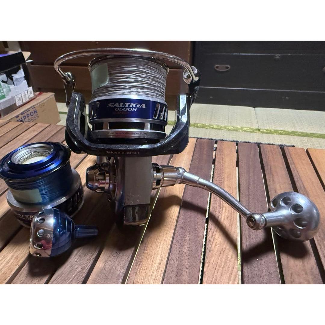 Used 10 SALTIGA 6500H with 6000GT spool