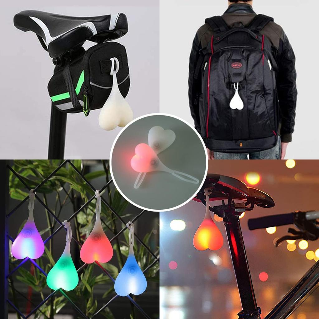 LED zadní světlo na kolo, Vodotěsné zadní světlo se 3 režimy, Pro e-kolo, Motocykl, Batoh