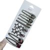 8 Pezzi Fermagli Metallici per Capelli da Donna Fermagli Brillanti con Strass per Styling Frange Laterali Accessori Quotidiani da Festa