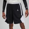 Jordan SS24 Dri-Fit Color Block Mid Rise Quick Dry Basketball Shorts Men shorts Black White HF0526-012