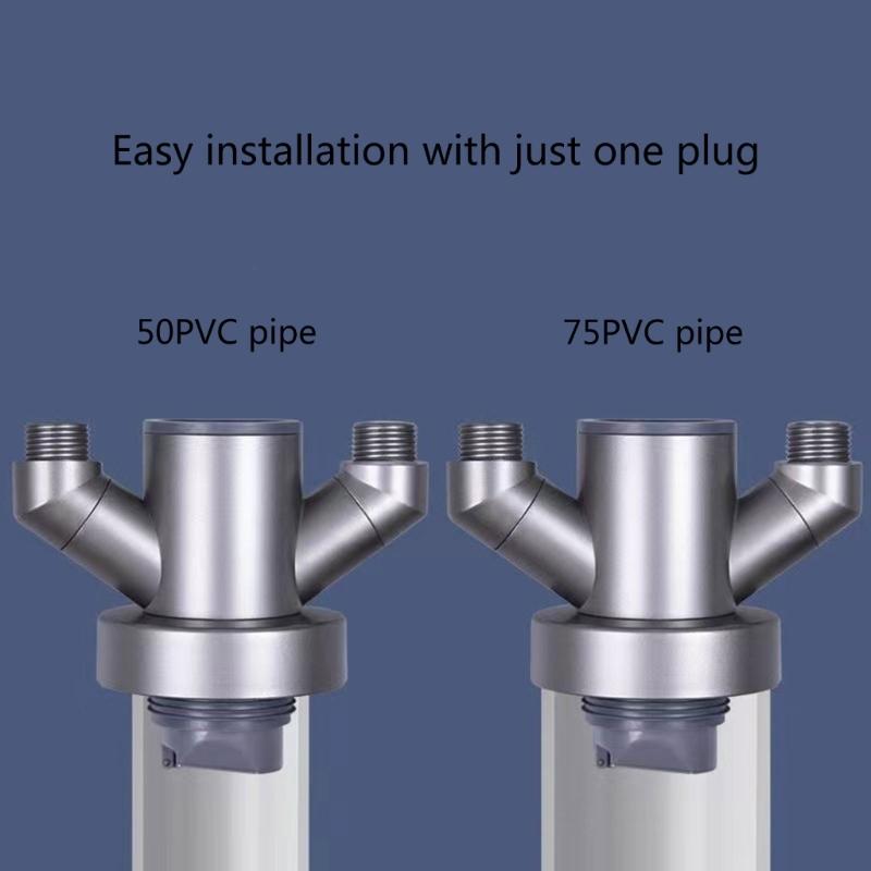 Dishwasher Drain System Pipe Drainpipe Connector Triples Sink Adapters Smell Prevention Efficient Sink Drain Interfaces
