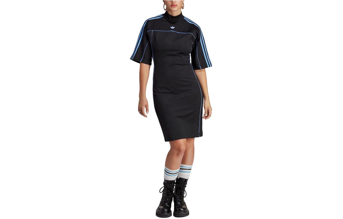 Adidas Originals Short Sleeved Dress Women s Black IC2270
