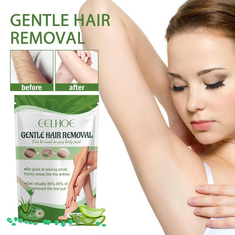 Eelhoe Aloe Vera Wax Beans Gentle Hair Removal For Smooth Skin Suitable For All Skin Types