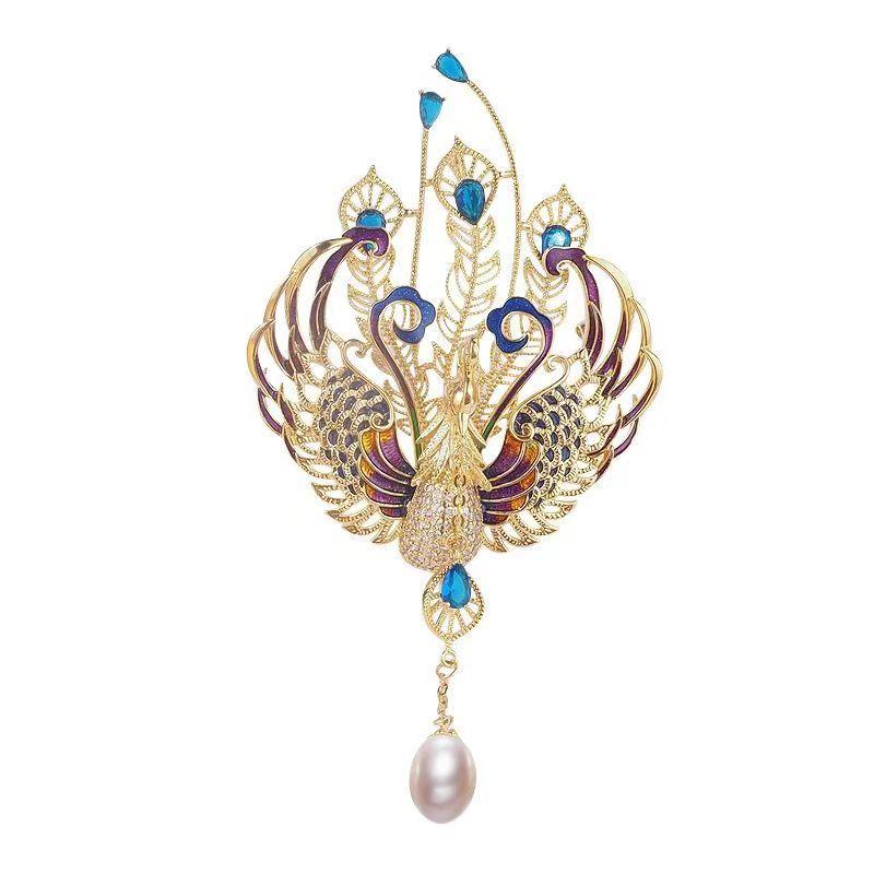 Starszy broszki kwiat liść broszka szpilki dla kobiet garnitur wisiorek moda broszki biżuteria