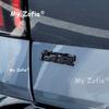 For GAC AION V 2024 2025 2026 Car Car Black Label Sticker Car Front Logo Frame Head Bumper Decor Sticker Cover Accessories