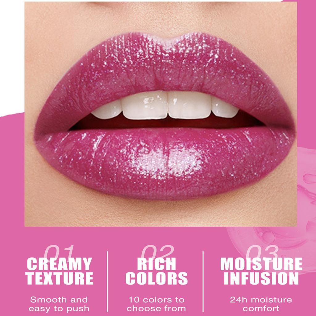 Rouge à lèvres nacré diamant, waterproof, longue tenue, antiadhésif, mat, velours, brillant, rouge sexy, maquillage, cosmétiques