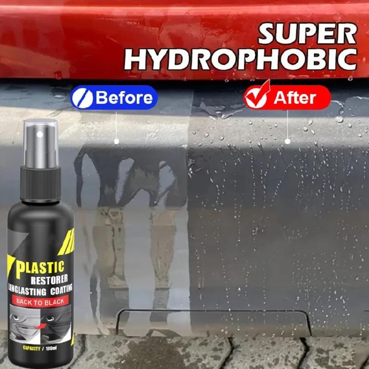 Auto Trim Restoration Liquid Ceramic Coating with 24 Hour Curing Car Plastic Revitalizer Auto Leather Restore Polish