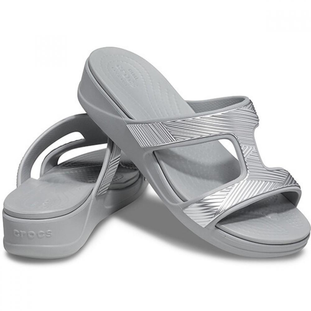 

Сандалии-тапочки Crocs Tqj 207144 007 Crocsmontereymetallic SoWdg W Lgr 220