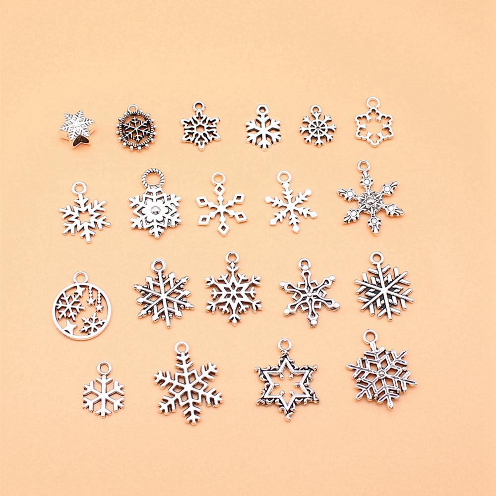 Halloween Theme Charms Silver Color Alloy Pendants For Gothic Holiday Jewelry Making