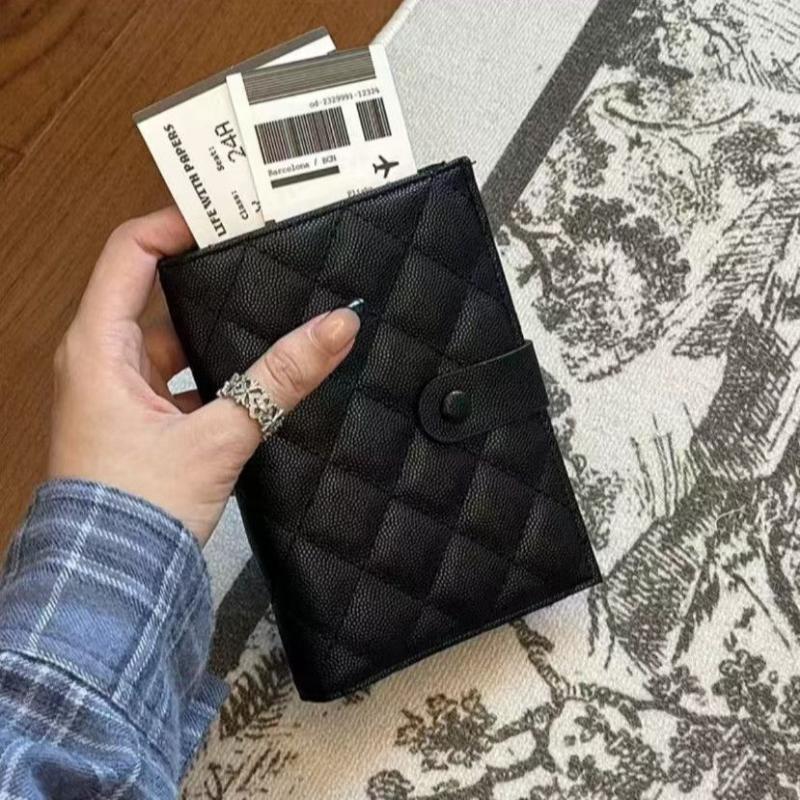 Passport Holder Wallet Korean Style Minimalist Slim & Compact Travel Passport Case With Card Pockets Passport Cover