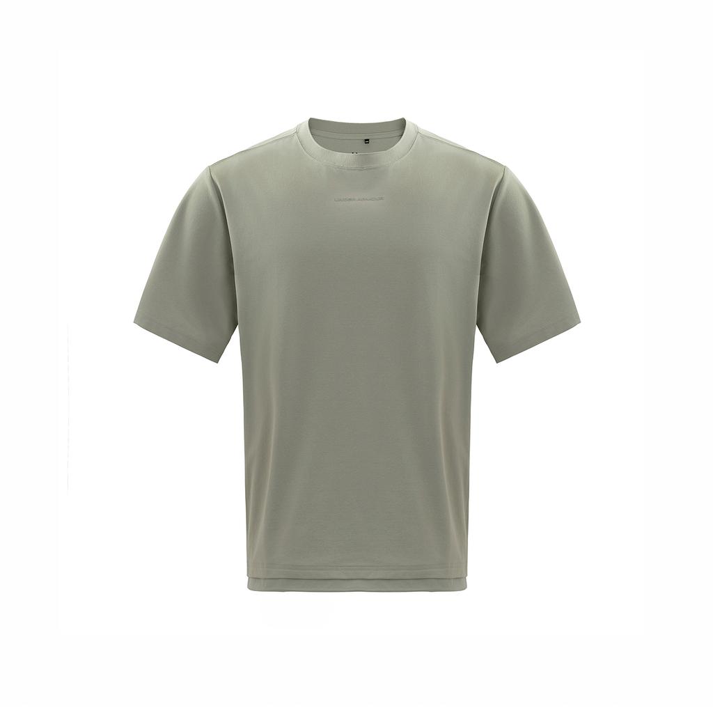 Under Armour T Shirt Unisex Light Gray Green