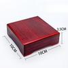 Gedenkmedaille Münze Massivholzbox, Sammelbox, Münz-Gedenkmünz-Schutzbox, Aufbewahrungsbox, Chinesische rote quadratische Box