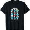 Les Schtroumpfs - T-shirt à Carreaux