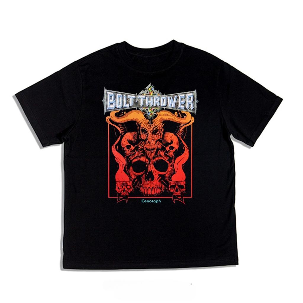 British Death Metal Rock Band Bolt Throwers Album Print Loose Tshirt Shortsleeved for Both Men and Women