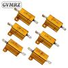 10W Aluminum Housing Wirewound Power Resistor Assorted Resistance Values Electronic Component