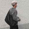 Men's Retro Loose Knit Sweater, Autumn/Winter Collection - Personalized Round Neck, Japanese Style.