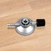 Low Pressure Gas Regulator Adjustable Flow Low Pressure Propane Regulator Barb Hose Connection 7/16 Inch Disposal Bottle Valve
