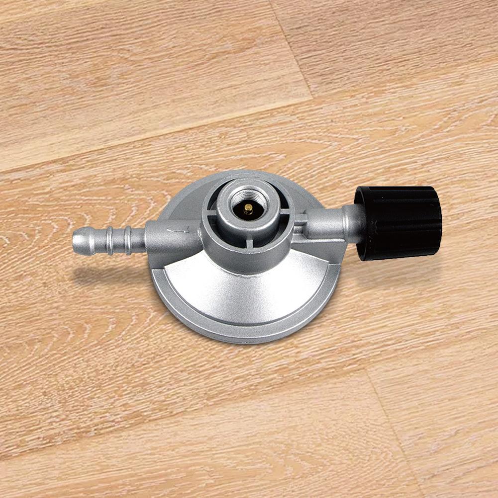 Low Pressure Gas Regulator Adjustable Flow Low Pressure Propane Regulator Barb Hose Connection 7/16 Inch Disposal Bottle Valve