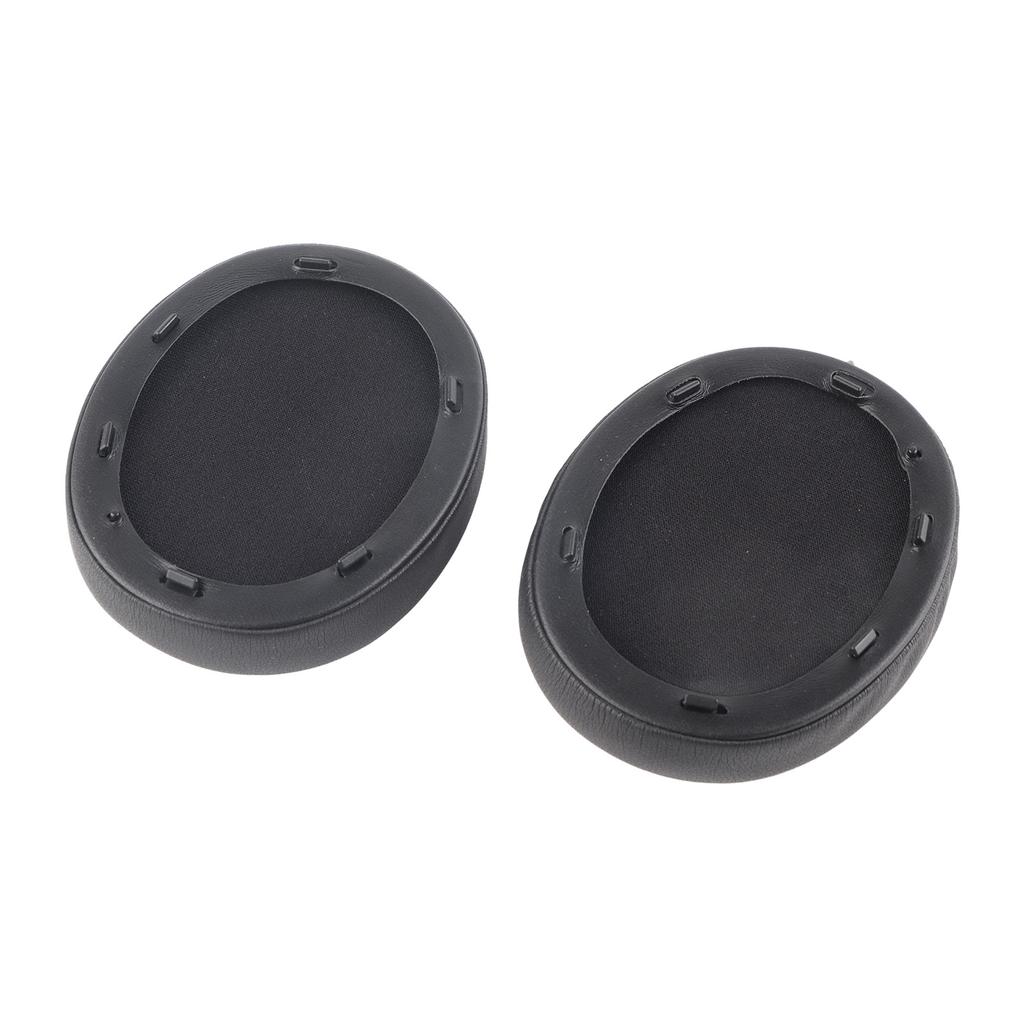 Ear Cushions Replacement Soft Protein Leather Noise Isolation Foam Thickened Ear Pads for WH XB910N Headphones
