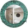 Aluminum Porthole Mirror 17inch W/Antique Green Finish - Nautical Decor V1D-WPR-9U5