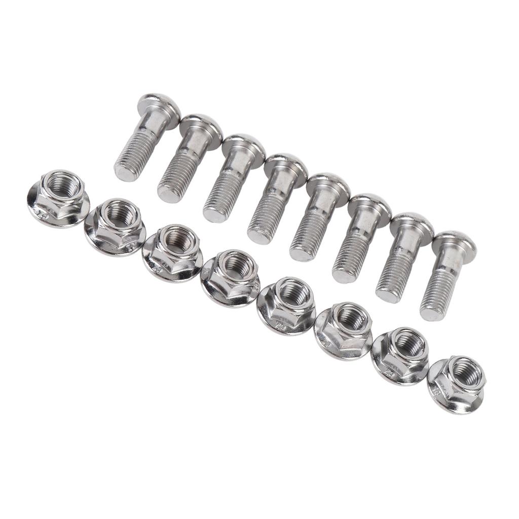 16PCS Rear Sprocket Bolts Nuts 90109 10013 00 M10x35mm High Strength Iron for 350 700 700R YFZ450