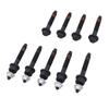 9PCS Exhaust Manifold Bolt Kit 6505316AA Carbon Steel Exhaust Manifold Bolt Stud Nut Hardware Set Replacement for 300