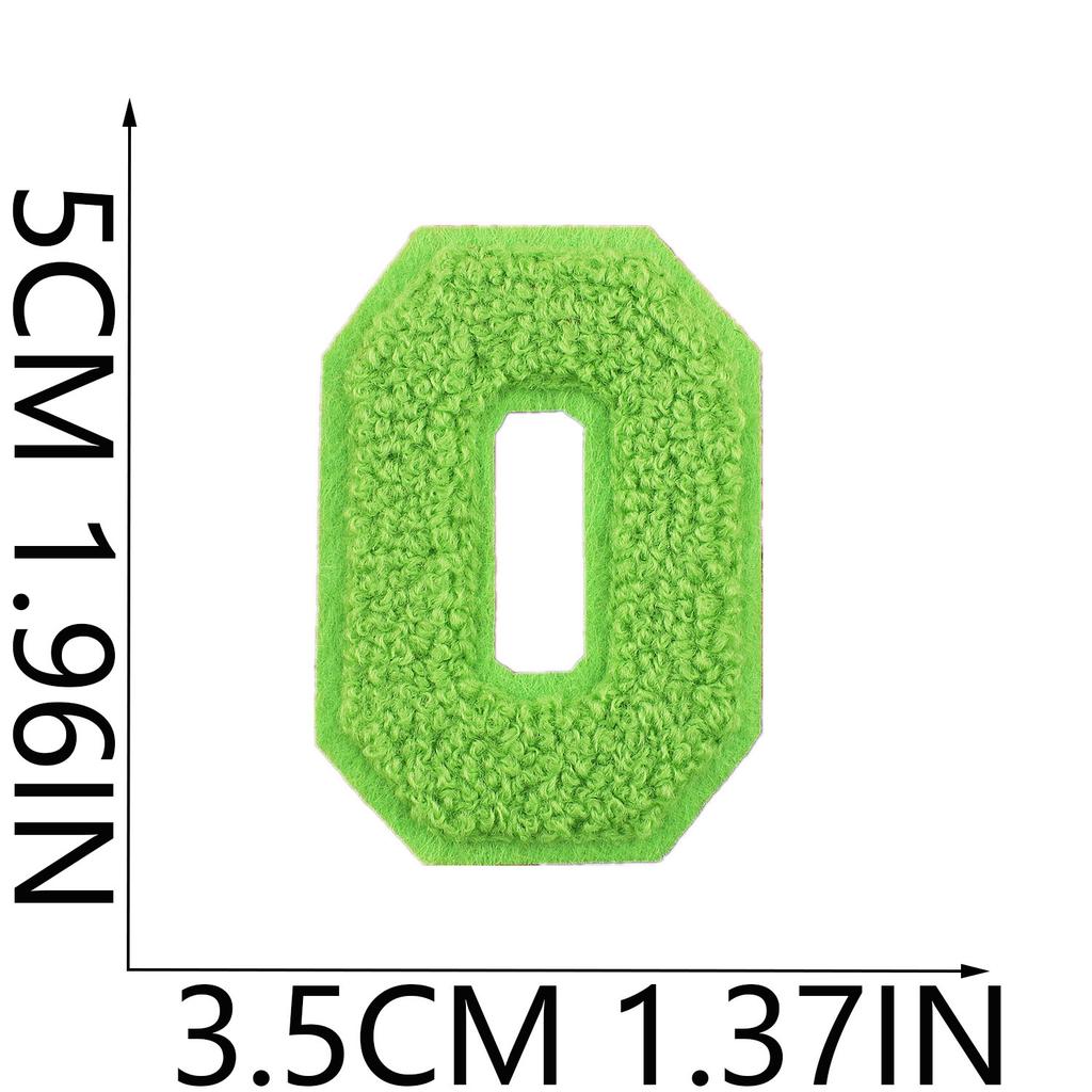 Mehrfarbiger A-Z Buchstaben Stickerei Stoffaufkleber 5cm Farbe 26 Englische Buchstaben Stickerei Aufkleber Kleidung Dekoration Patch Aufkleber