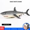 62.5cm Large Size Megalodon Great White Shark Simulation Animal Model Toy For Kids