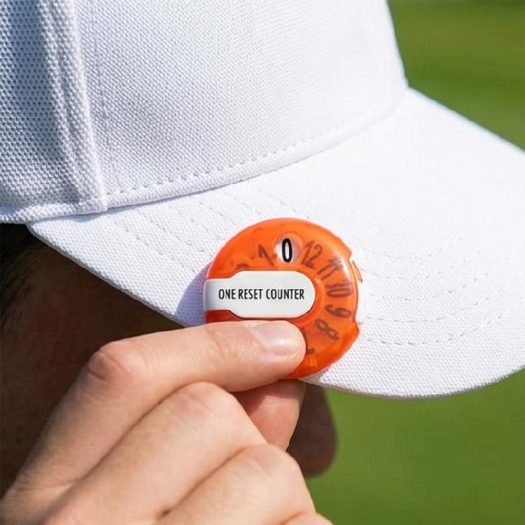 Golf Score Counter Gloves Caps Clip Small Golf Scoring Strokes Device With Touches Reset Clip for Accurate Results